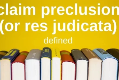 Claim Preclusion