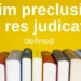 Claim Preclusion